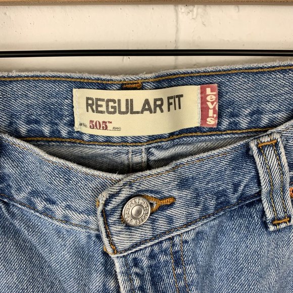 Levi's 505 Regular Fit Jeans for Men - Stonewash - Picture 9 of 12